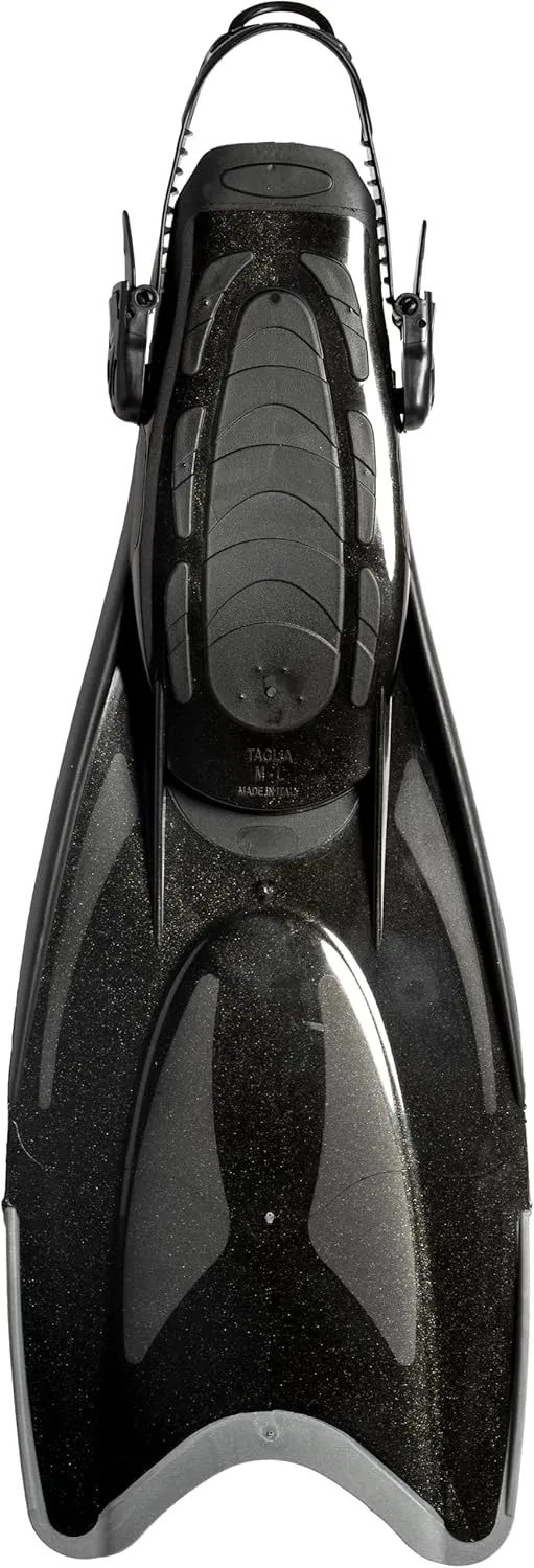 Cressi Palau Adjustable Open Heel Snorkeling Swim Fins Blue