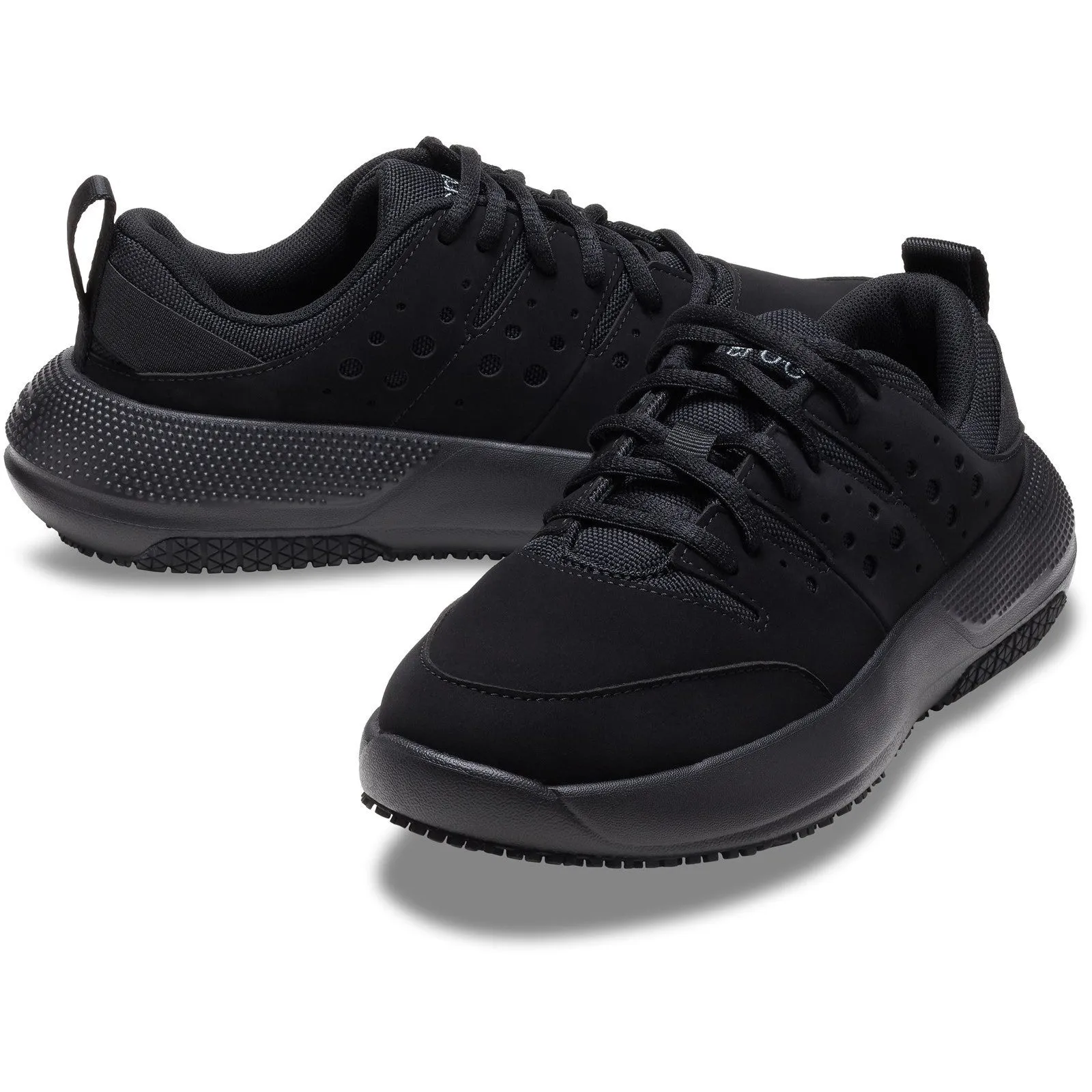 Crocs On the Clock Ladies Occupational Footwear Triple Black