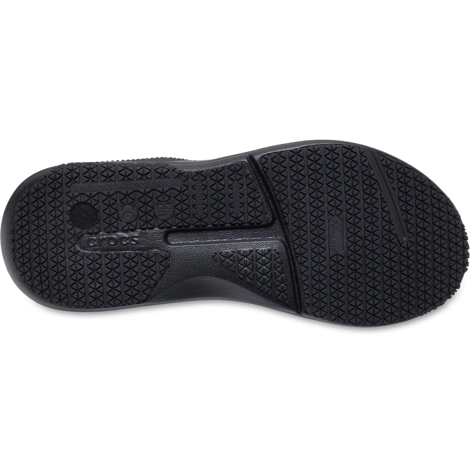 Crocs On the Clock Ladies Occupational Footwear Triple Black