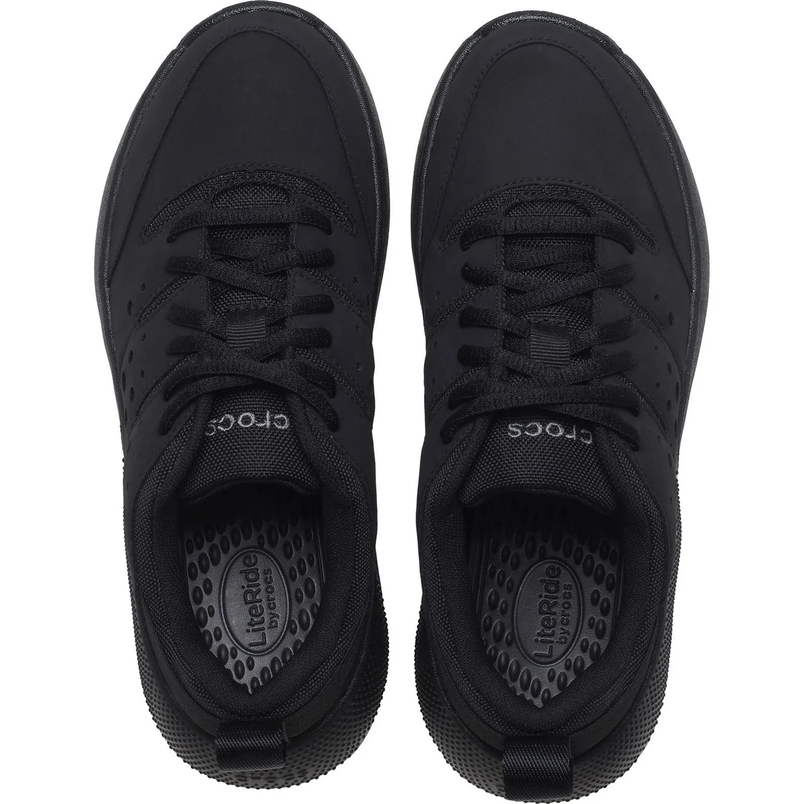 Crocs On the Clock Ladies Occupational Footwear Triple Black