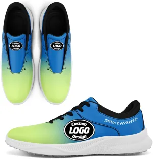 Custom Golf Shoes for Teams Clubs Unisex Personalized Name Words Logo Image Air Cushion Breathable Golf Sneaker for Men Women