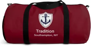 Custom Nautical Duffel Bag, Custom Boat Name Bag, Boat Accessory, Boating Gift, Nautical Yacht Gift, Personalized Anchor New Boat Owner Gift, for Gym, Travel (Burgundy, Large)