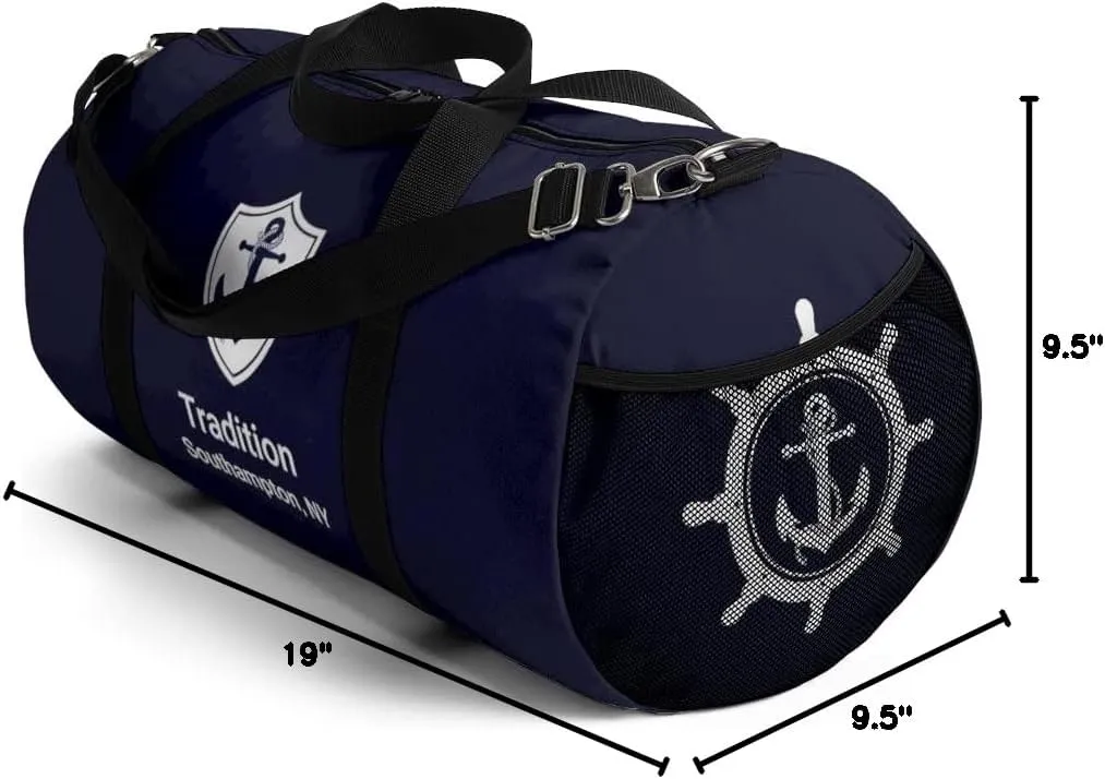 Custom Nautical Duffel Bag, Custom Boat Name Bag, Boat Accessory, Boating Gift, Nautical Yacht Gift, Personalized Anchor New Boat Owner Gift, for Gym, Travel (Burgundy, Large)