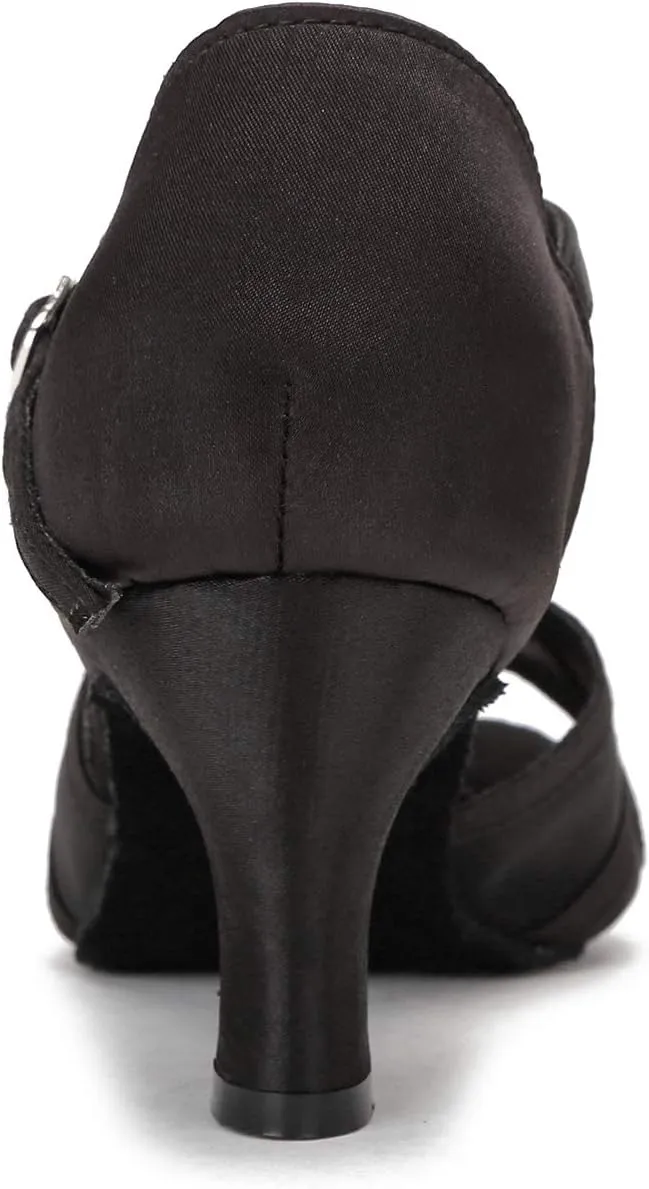 Dance Shoes Women Latin Salsa Ballroom Shoes Dancing Shoe 2.5 Inch Heel