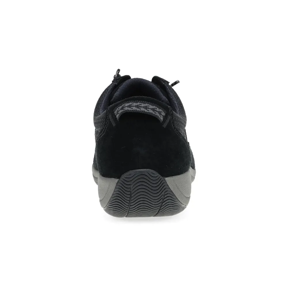 Dansko Harlyn Black/Black Suede Sneaker (Women's)
