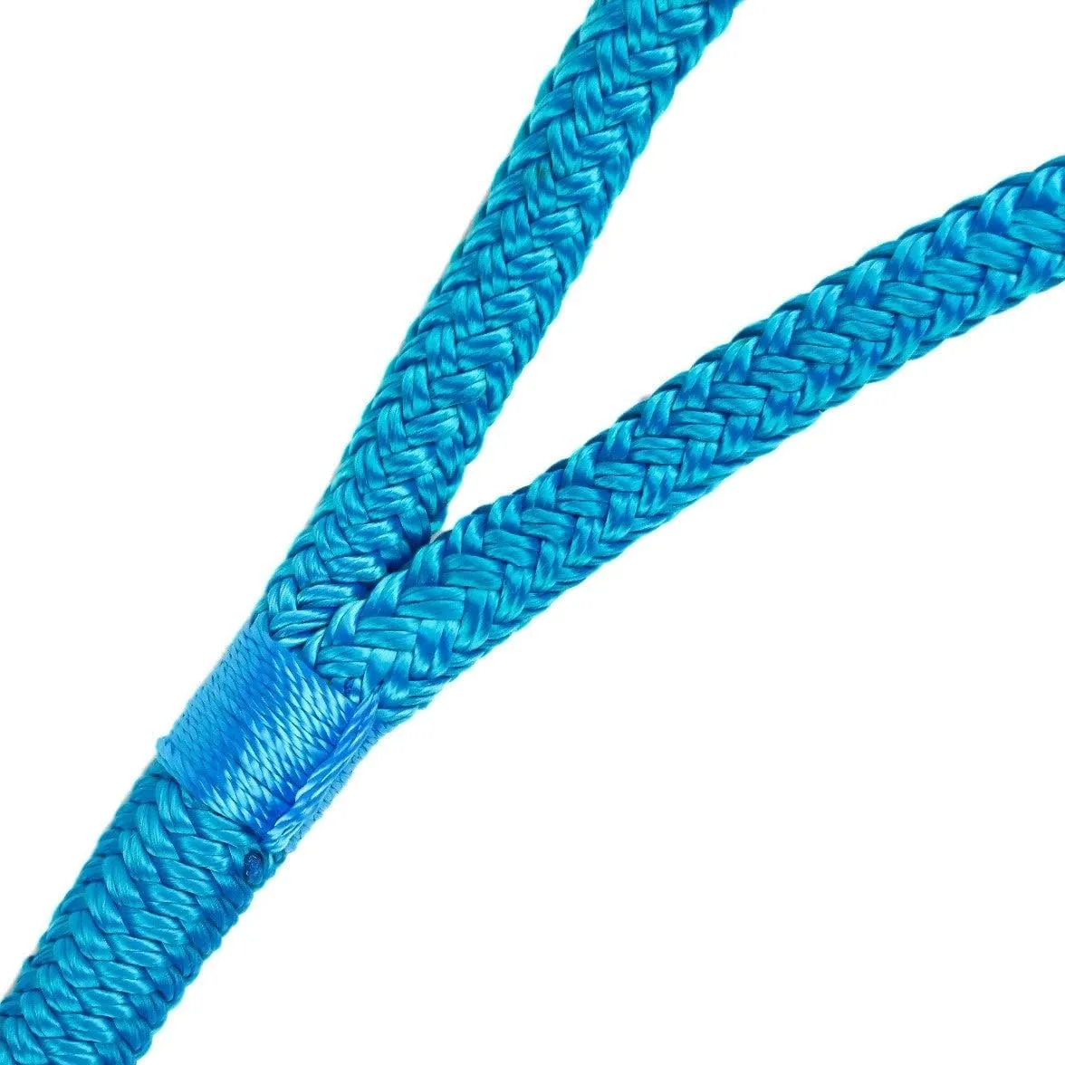 DC Cargo Mall Boat Dock Lines (4 Pack) 3/8 X 15' Double Braided Boat Ropes for Docking with 12" Eyelet. Marine Grade Nylon Material & Damage Resistant Line Fibers for Secure Docking