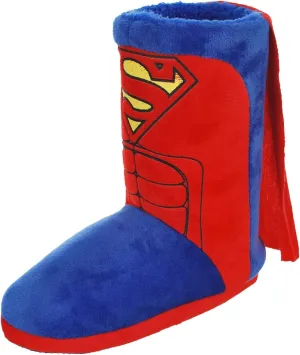 DC Comics Boy's Superman Superhero Slipper Booties