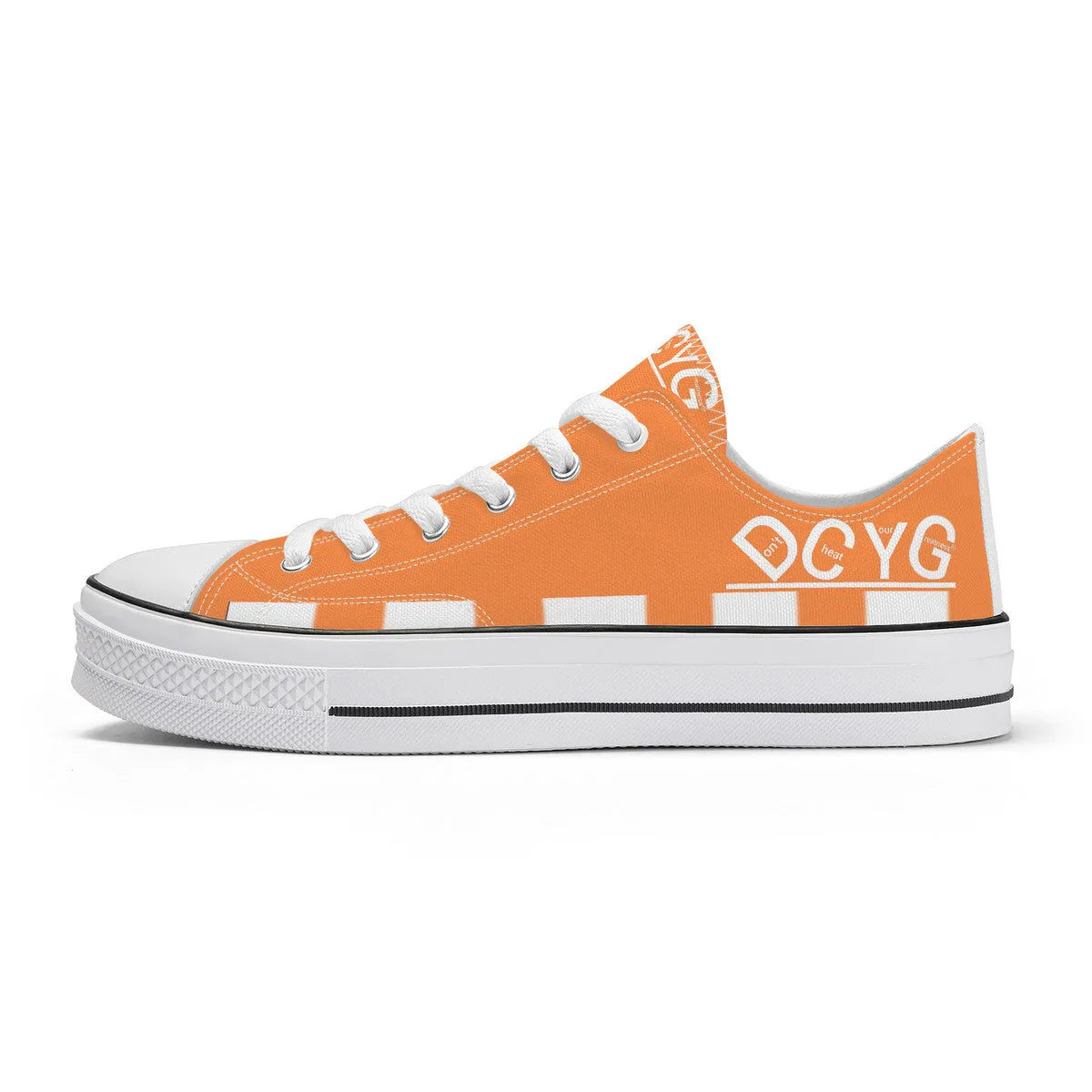 DCYG Xclusive Unisex Classic Low Top Canvas Shoes - White