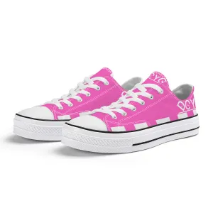 DCYG Xclusive Unisex Classic Low Top Canvas Shoes - White