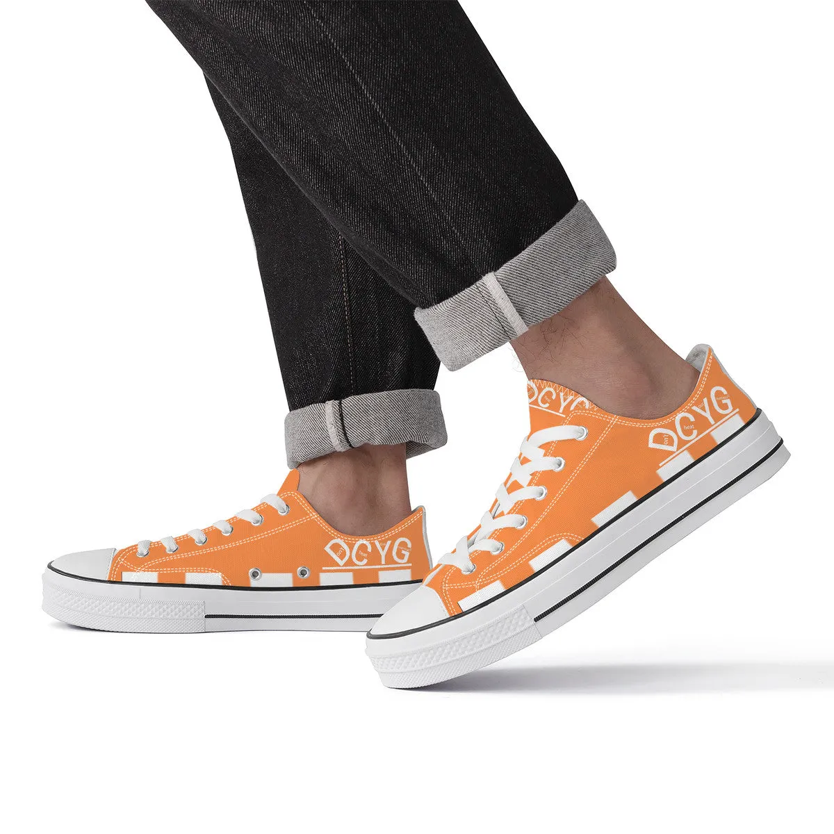 DCYG Xclusive Unisex Classic Low Top Canvas Shoes - White