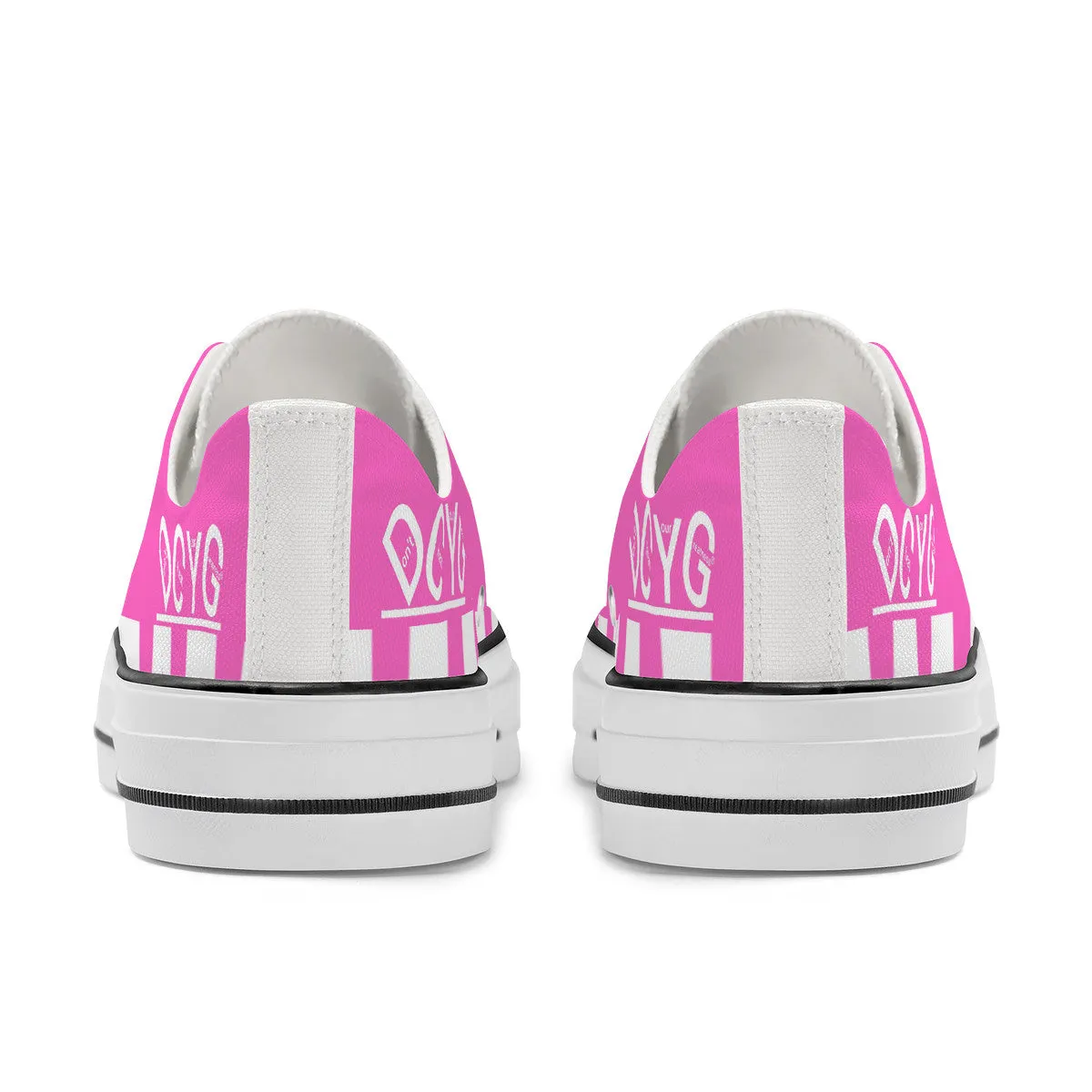 DCYG Xclusive Unisex Classic Low Top Canvas Shoes - White