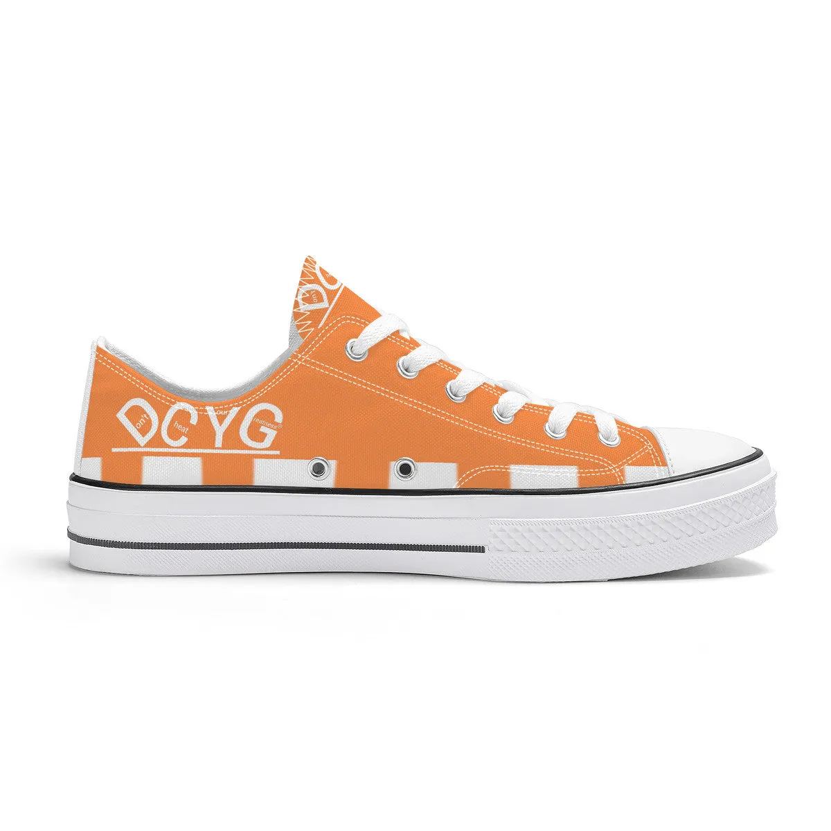 DCYG Xclusive Unisex Classic Low Top Canvas Shoes - White