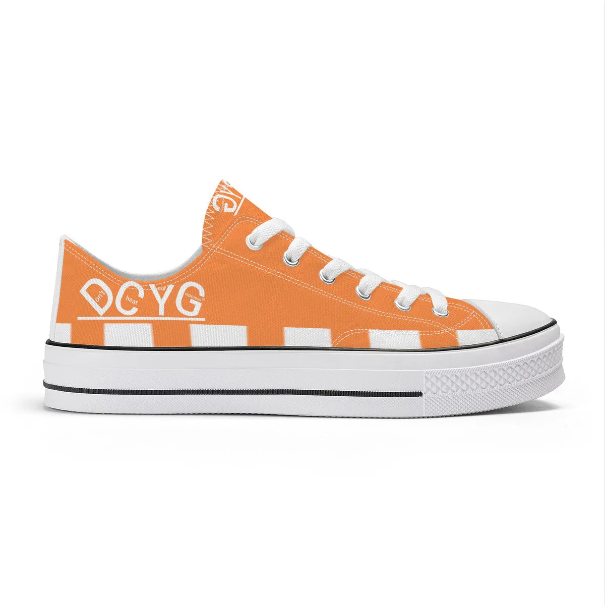 DCYG Xclusive Unisex Classic Low Top Canvas Shoes - White