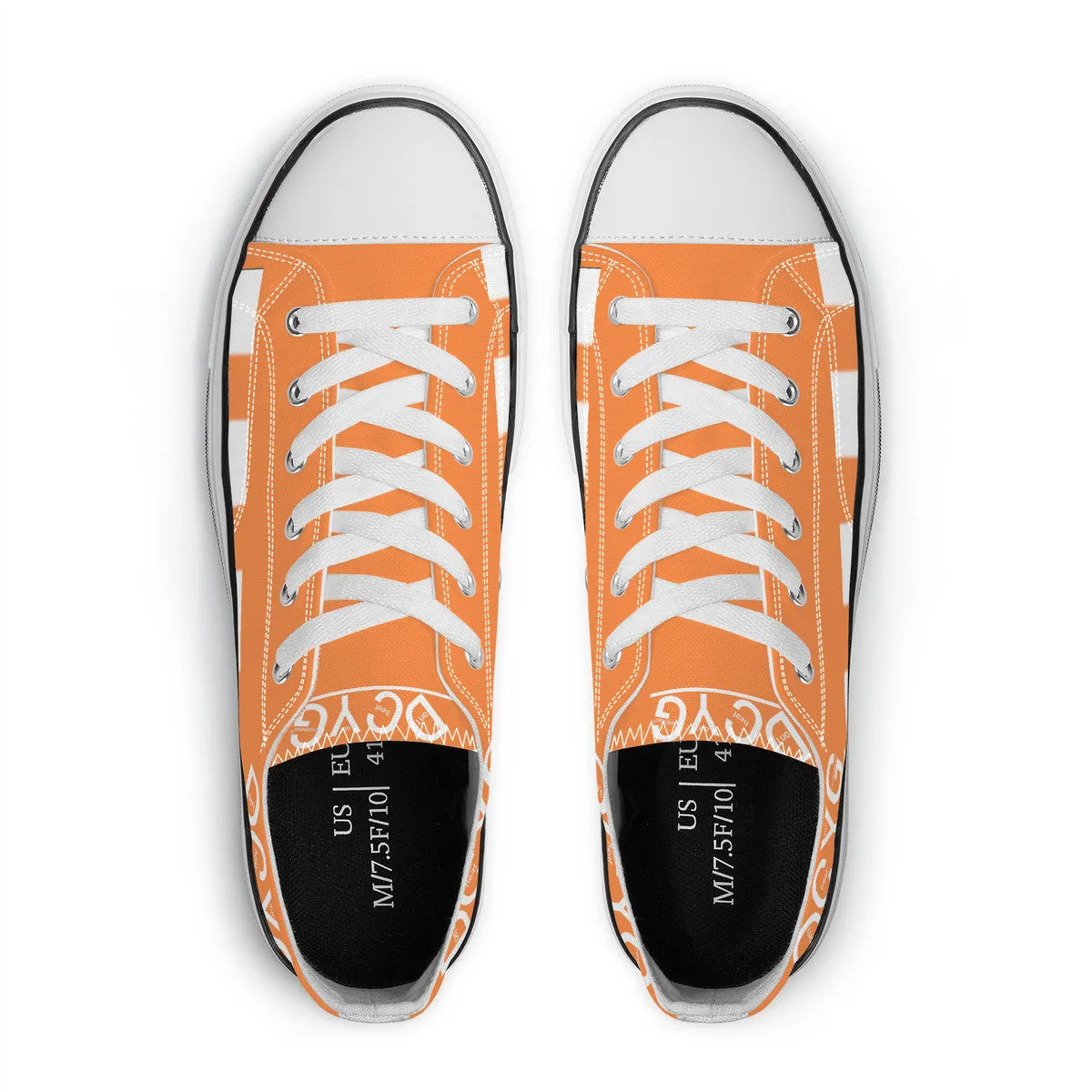 DCYG Xclusive Unisex Classic Low Top Canvas Shoes - White