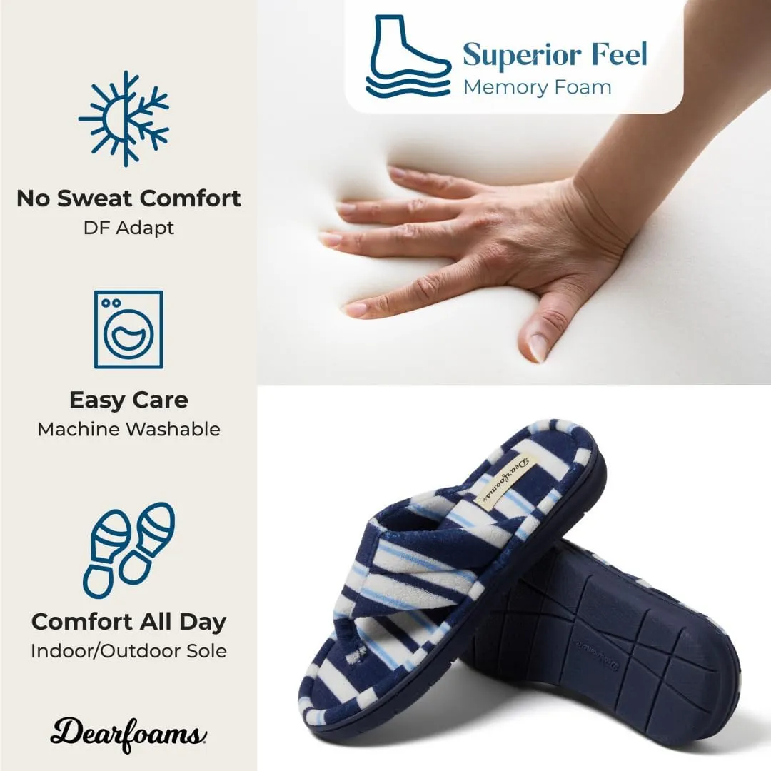 Dearfoams Women's Melanie Terry Thong Slipper
