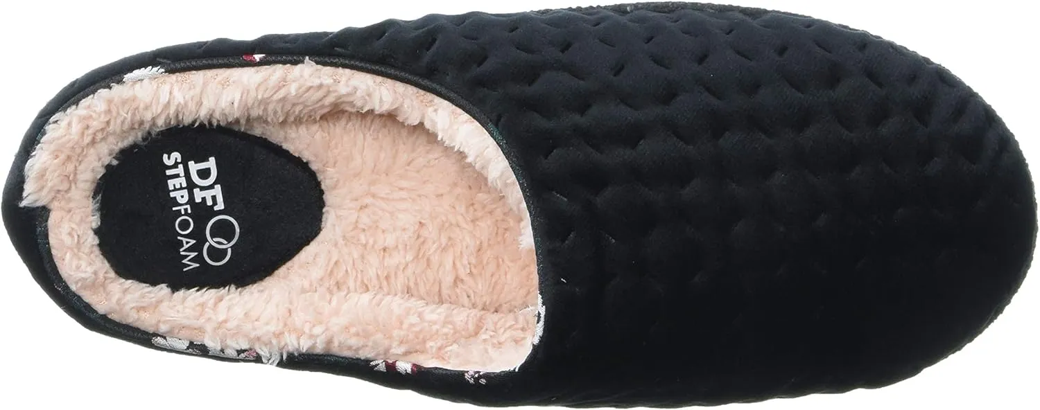 Dearfoams Women's Textured Knit CL Slipper