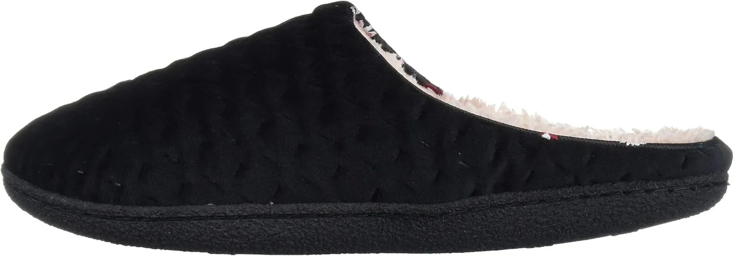 Dearfoams Women's Textured Knit CL Slipper