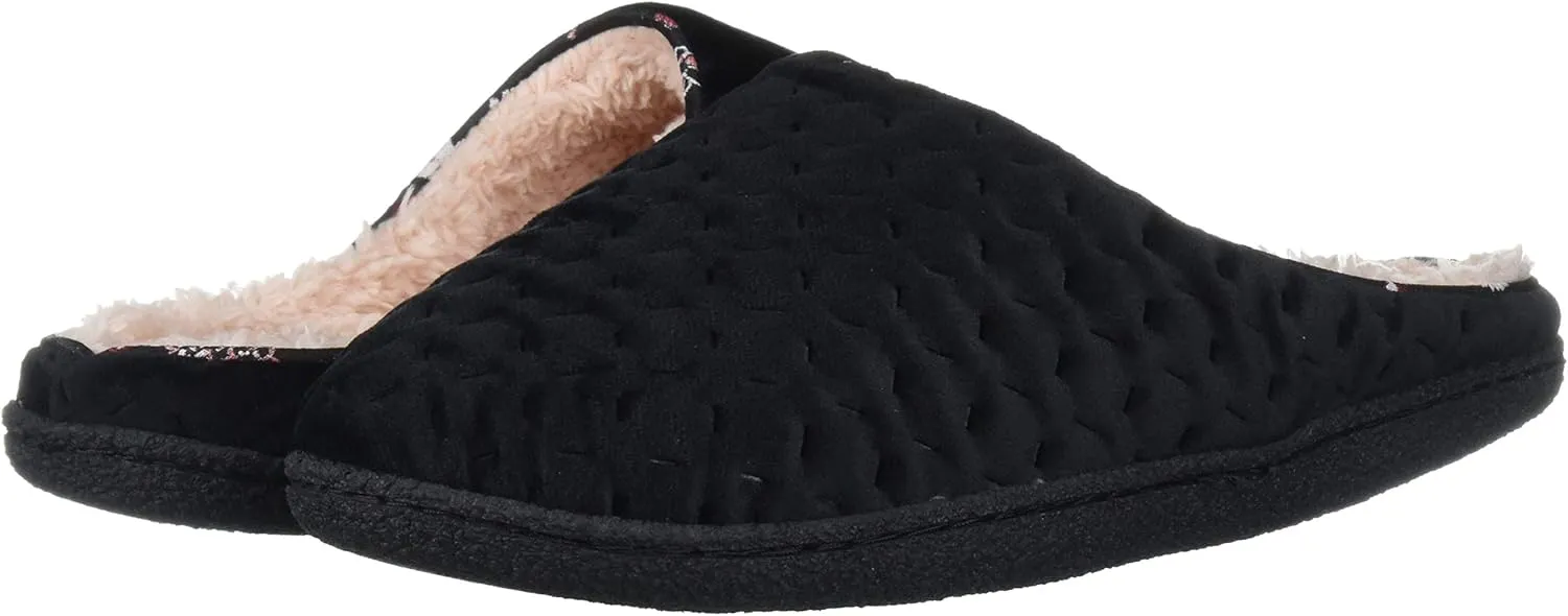 Dearfoams Women's Textured Knit CL Slipper