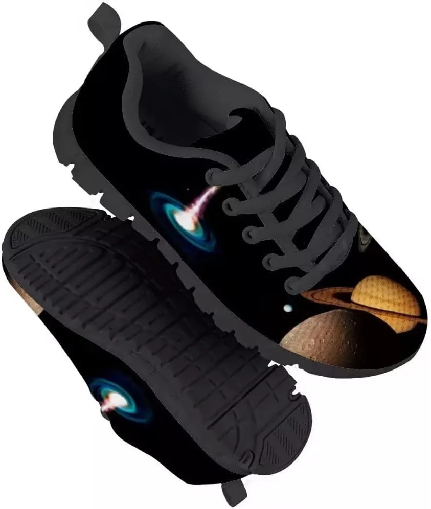 Dellukee Boys Girls Fashion Sneakers Kids Orange/Yellow/Blue/Black Solid Color Polka Dot Walking Running Shoes