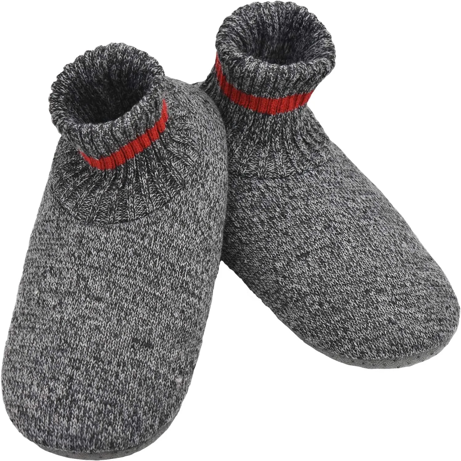 DICUIRD Men's Slippers Socks Autumn Winter Indoor Non-Skid House Slippers