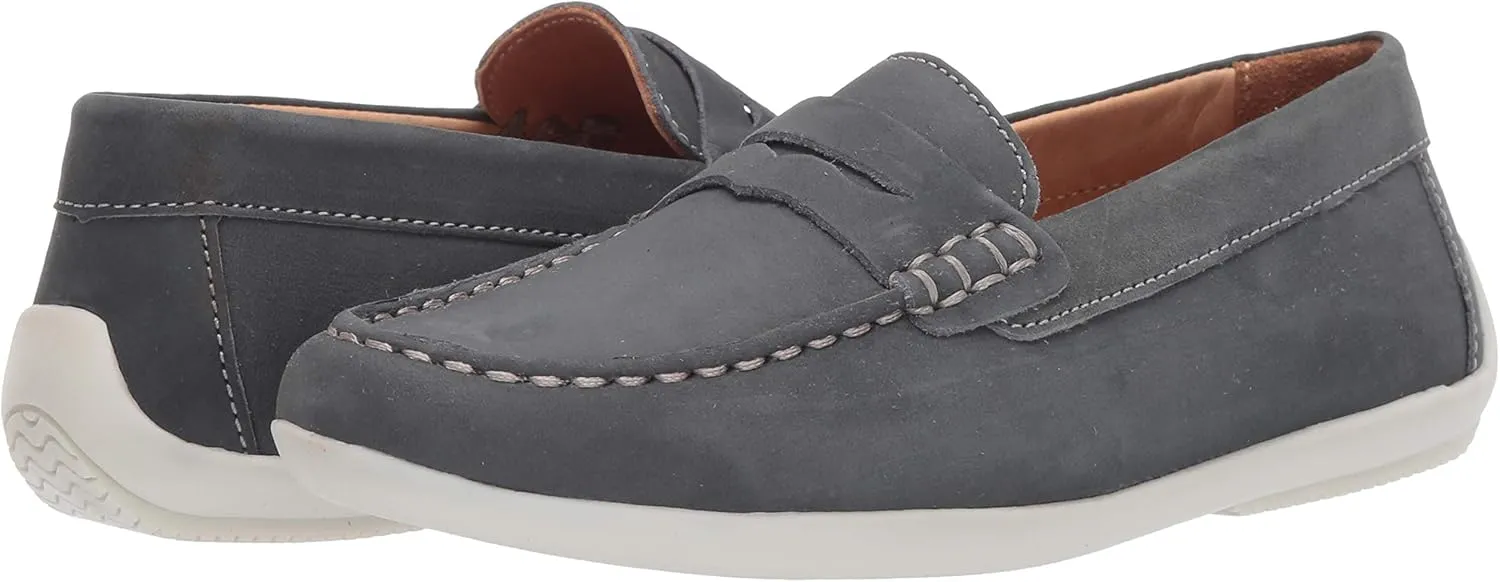 Driver Club USA Unisex-Child Kids Boys/Girls Leather Driving Loafer with Penny Detail
