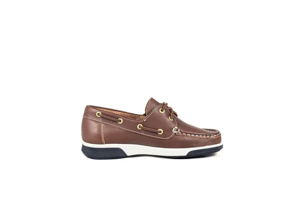 Dubarry Kapley Deck Shoe-BROWN