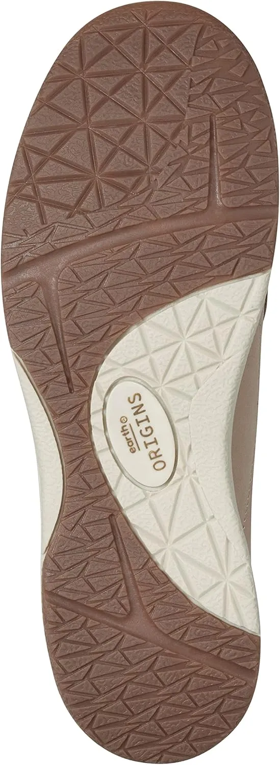 Earth Origins Women’s Emilia Sneaker I Slip-On Leather Clog with Breathable Cutouts for Everyday