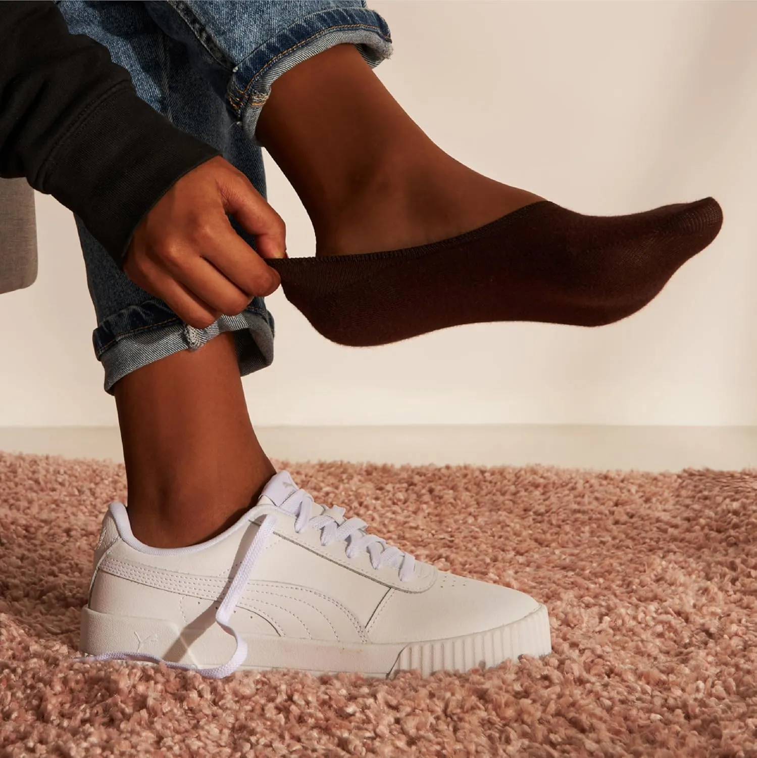Eedor No Show Socks Womens Invisible Liner, Non Slip & Low Cut, Casual & Formal Wear, Soft & Stretchable