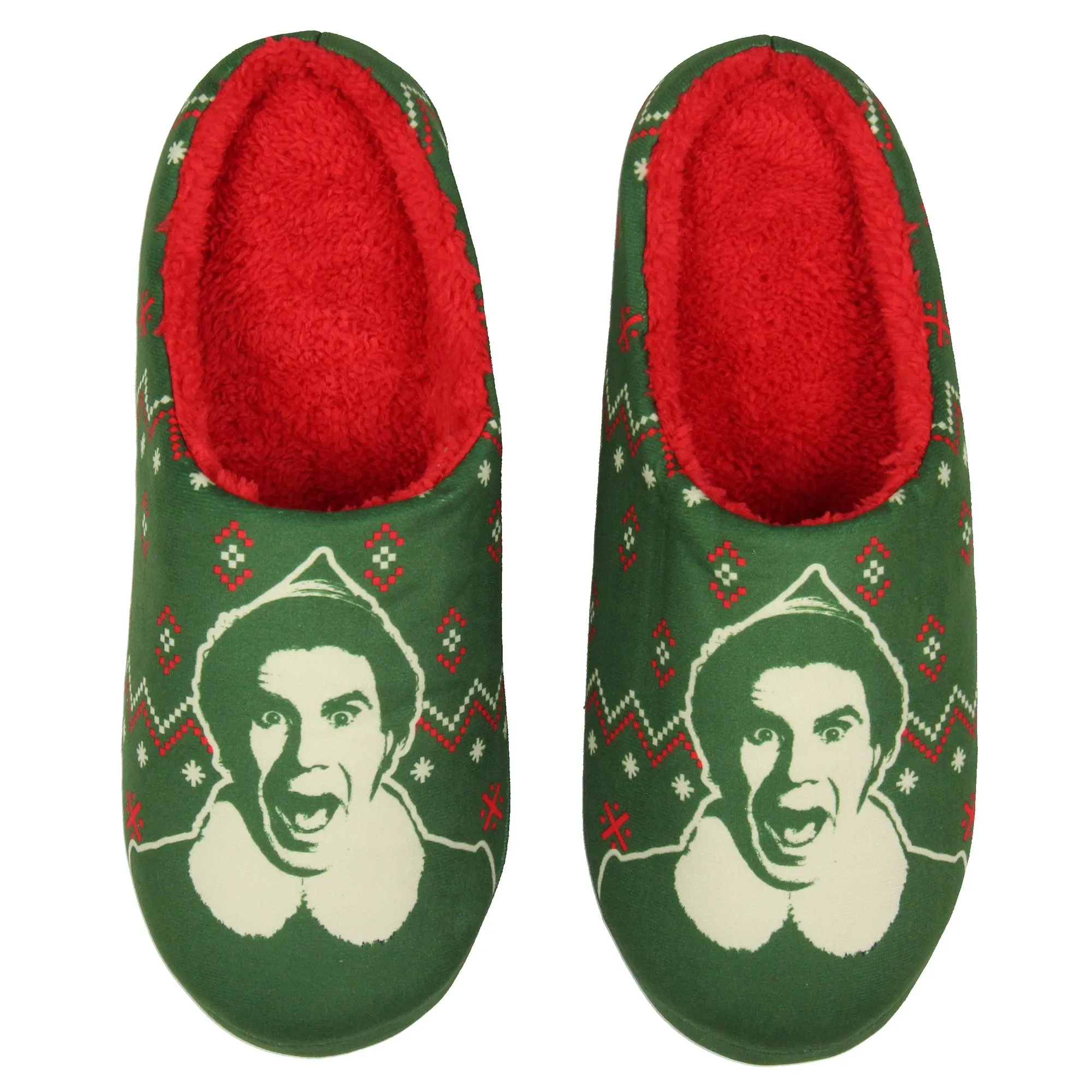 Elf The Movie Buddy Unisex Memory Foam House Slippers For Women Men (L/XL)