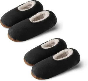 ELFJOY Mens Slipper Socks with Grippers Fuzzy House Slippers for Men Indoor Winter Warm Fleece Lined Sock Slippers