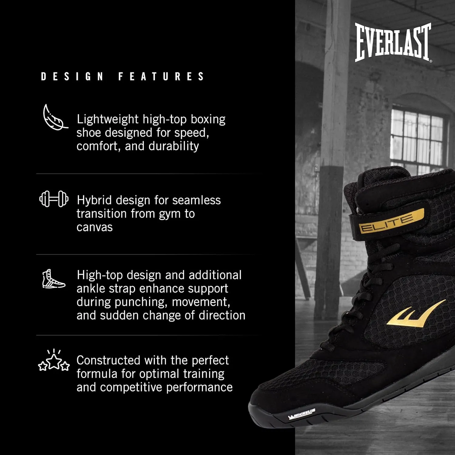 Everlast Elite V2 Boxing Shoes: Your Ultimate Training Companion for Excellence and Durability Boxing Shoes, Elite 2 Shoes, Training Footwear