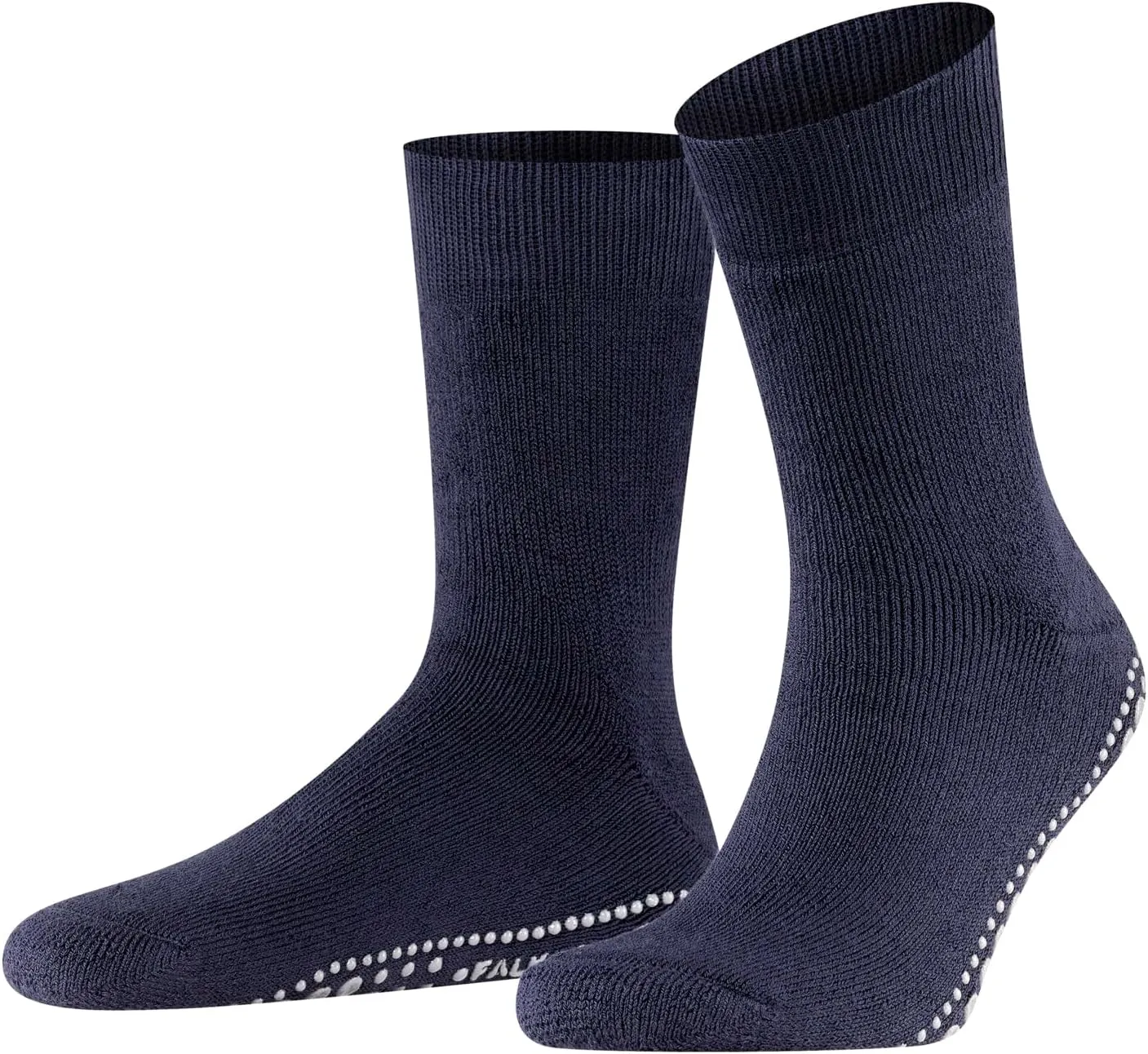 FALKE Men's Homepads Slipper Socks, Wool Cotton, Sole Grips, 1 Pair
