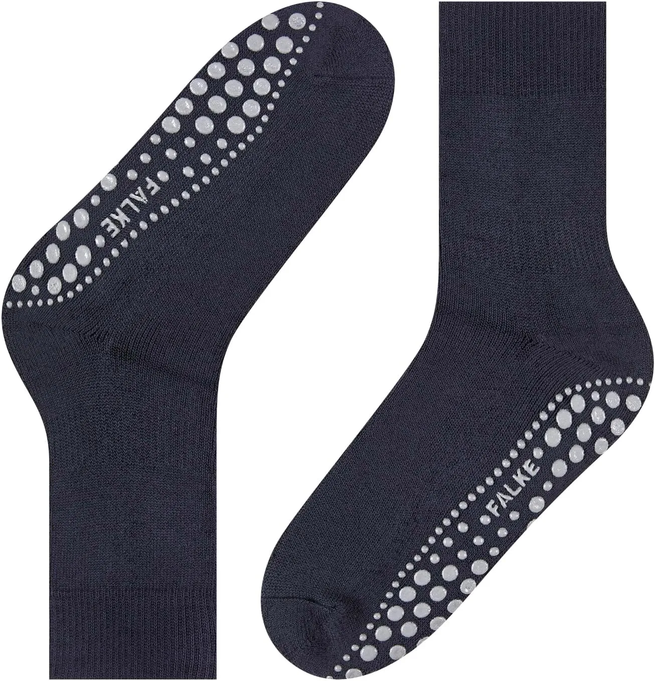 FALKE Men's Homepads Slipper Socks, Wool Cotton, Sole Grips, 1 Pair