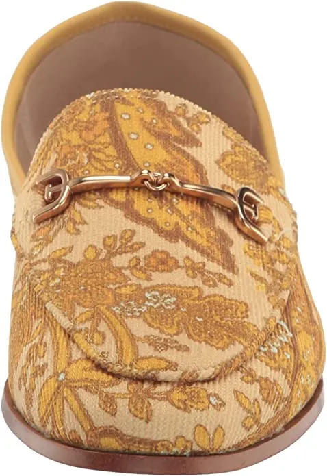 Fashion Almond Stacked Edelman Minimalistic Sam Toe Tumeric Heel Weekly deal Slip On Loafers Wide Loraine