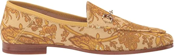 Fashion Almond Stacked Edelman Minimalistic Sam Toe Tumeric Heel Weekly deal Slip On Loafers Wide Loraine