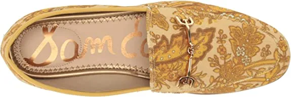 Fashion Almond Stacked Edelman Minimalistic Sam Toe Tumeric Heel Weekly deal Slip On Loafers Wide Loraine