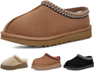 Fashion Winter plush platform Short Ankle boots for kids Fur Fleece Lined slippers girl boy warm Outdoor indoor House anti slip trend Mini boots little kids big kids