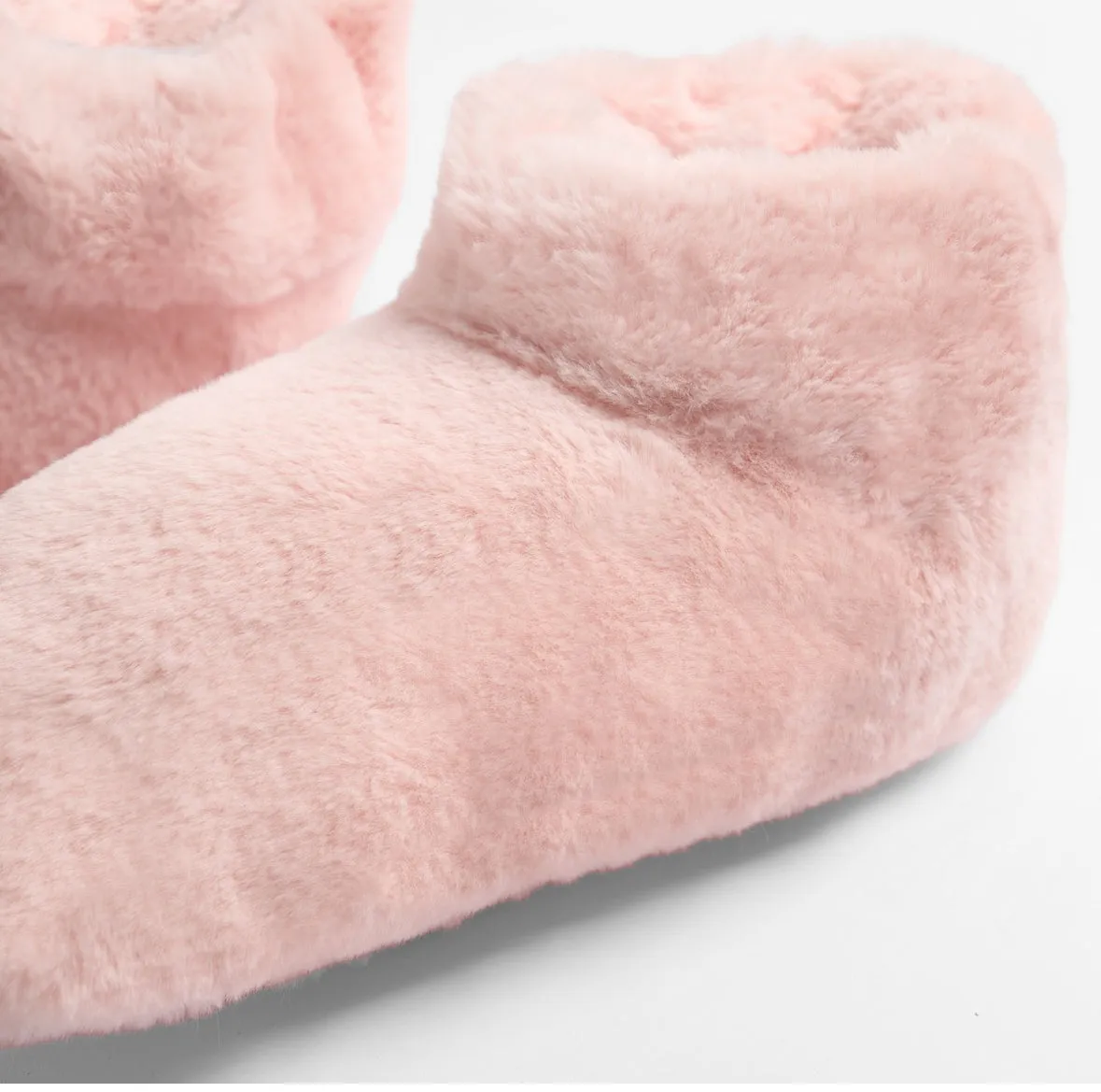 Faux Fur Boot Slipper Socks