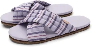 Feelgoodz Women’s Quilted Cross-Strap Indoor/Outdoor Slippers