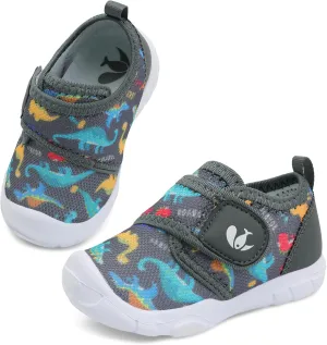 FEETCITY Toddler Shoes Boys Girls Toddler Slip On Sneakers Kids Tennis Shoes Sports Shoe Walking Shoe