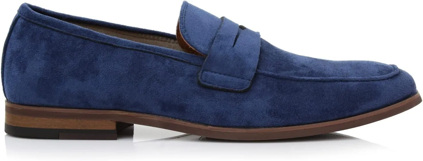 Ferro Aldo Dylan MFA19671 Classic Moc-Toe Penny Loafers for Men