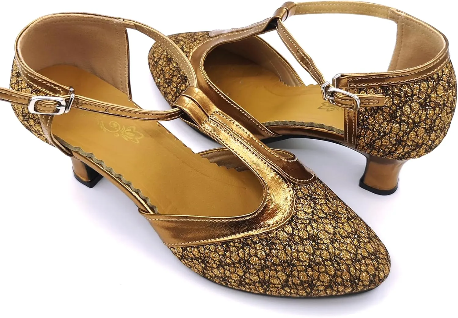 Flapper Shoes for Women 1920s Dance Shoes Vintage Ballroom Salsa Latin Wedding Party Dancing Heels