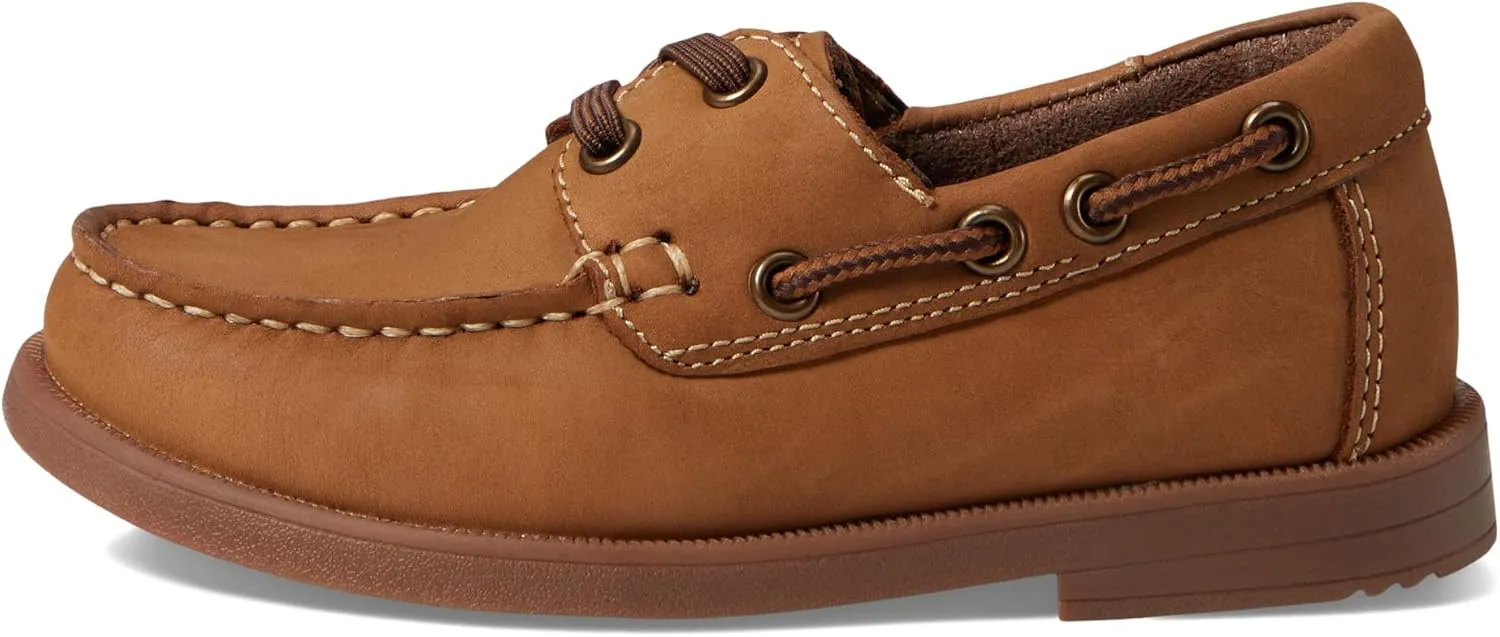 Florsheim Boy's Croquet Jr Moc Toe Boat Shoe (Toddler/Little Big Kid)