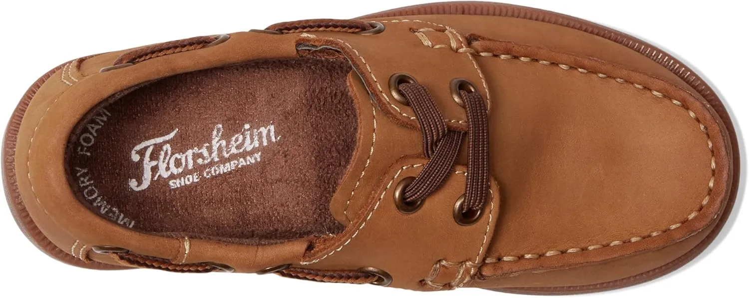 Florsheim Boy's Croquet Jr Moc Toe Boat Shoe (Toddler/Little Big Kid)