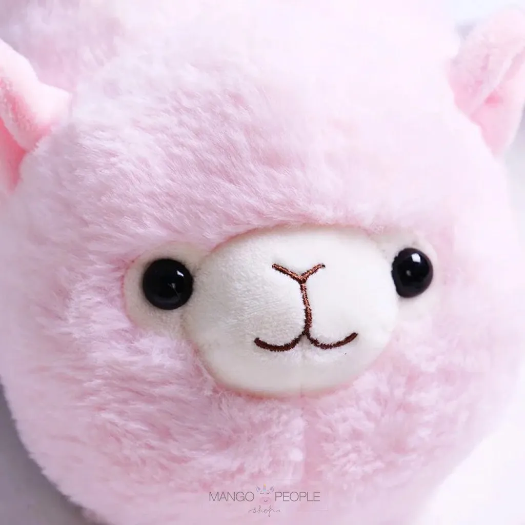 Fluffy Alpaca Llama Plush Slipper