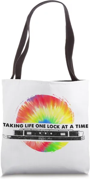 Funny Canal Boat & Barge Boat Design For Narrowboat Owners Tote Bag