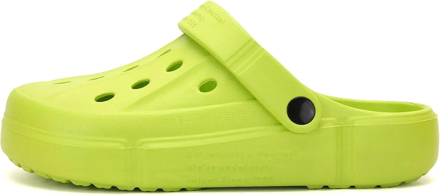 FZUU Mens Women Breathable Garden Clogs Comfortable Slip On Beach Sandals Lightweight Slippers Water Shoes