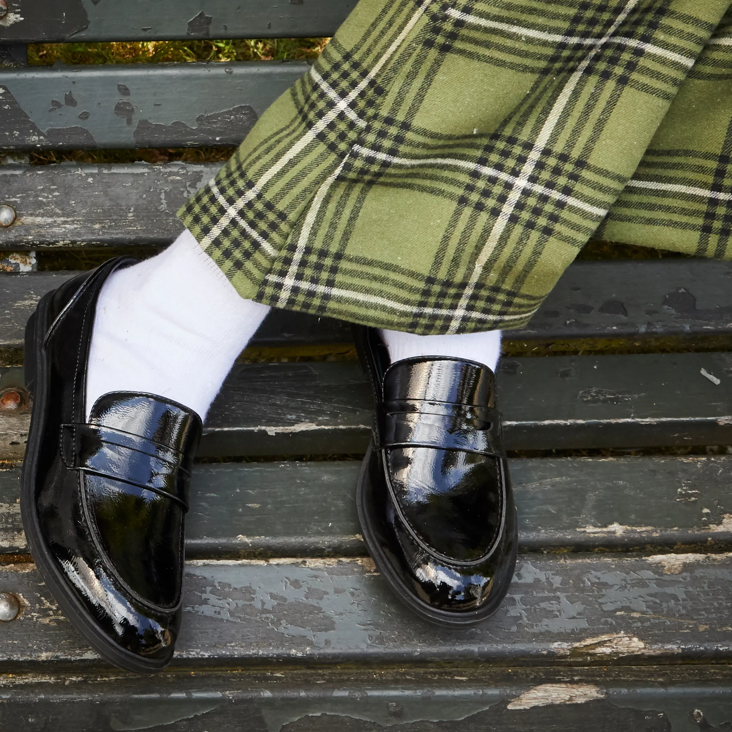 Gabby Black Patent Loafer