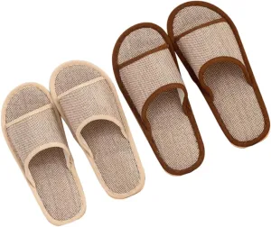 GALPADA Men's Moccasin Slippers Style Breathable Spa Slippers Indoor Outdoor Family Hotel Spa Use