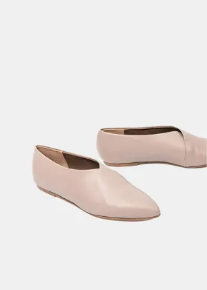 Ganna Flat Loafer Shoe — GREY